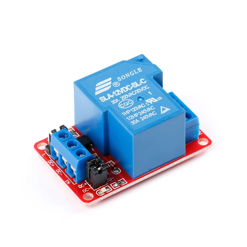 DC 5V 12V 24V 30A High Power 1 Channel Relay Module With Optocoupler Isolation H/L Level Triger for Arduino Relays