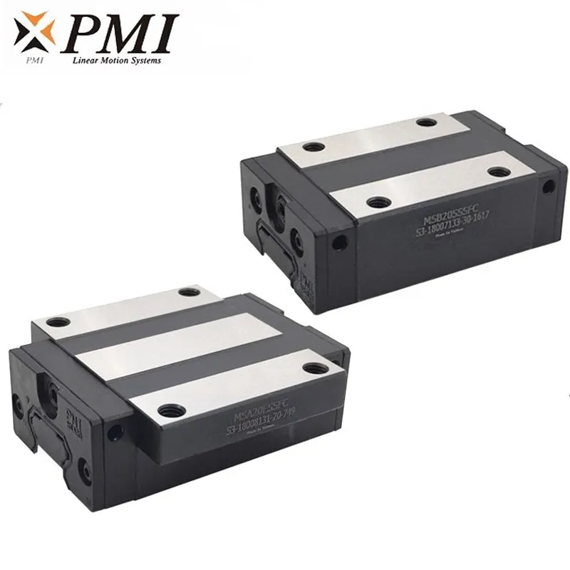 Taiwan PMI guida lineare slider block carrello MSB MSA 15 20 25 30 35 45 S TS E TE LS -N per macchina laser CO2 parte del router CNC