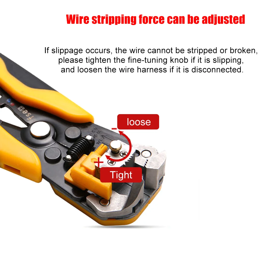 TRIMROK Crimper Cable Cutter Automatic Wire Stripper Multifunctional Stripping Tools Crimping Pliers Terminal 0.2-6.0mm2 tool