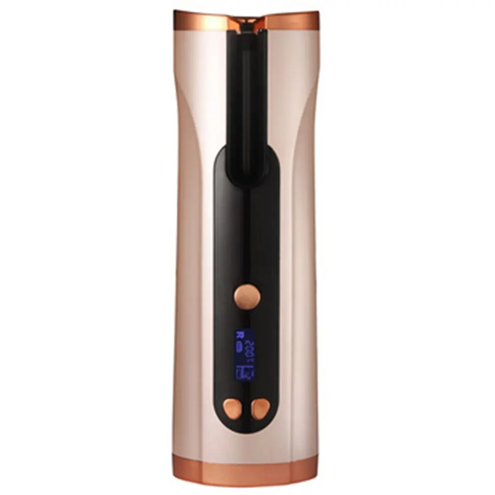 Rizador de pelo de cerámica automático, pinzas onduladas para el cabello, varita rizadora de aire inalámbrica por Usb, ondas de playa