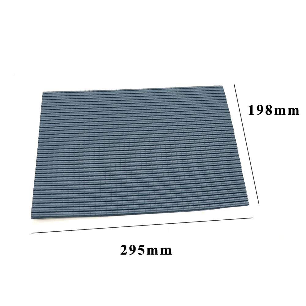 20*30cm 1:25-1:100 PVC Blue Tile Model Roof Tiles Architecture Building DIY Making Model for Diorama 3pcs/lot