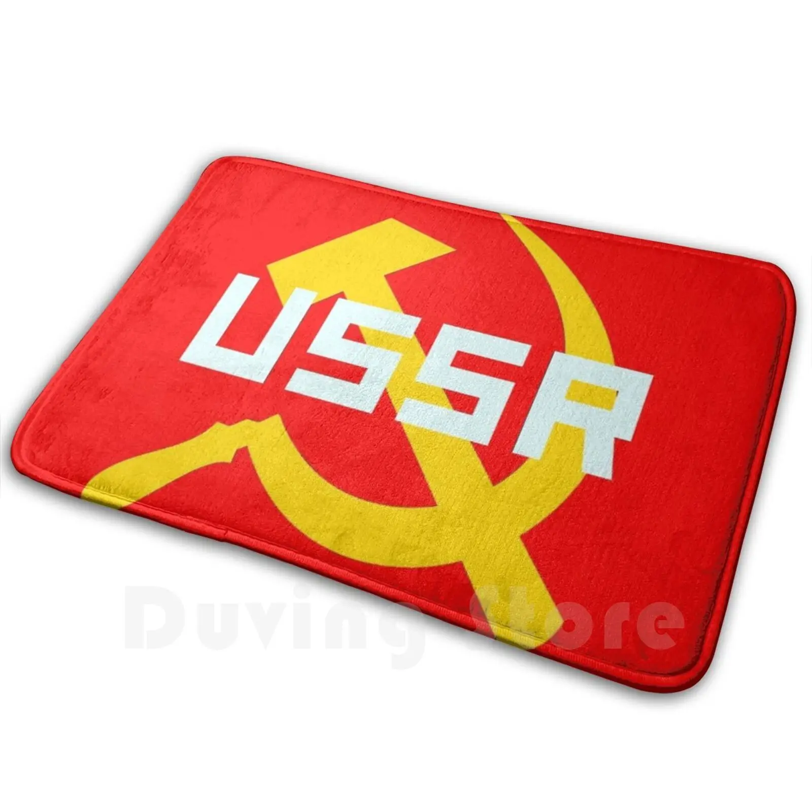 Ussr Soviet Union Soft Non-Slip Mat Rug Carpet Cushion Russia Communism Soviet Union Ussr Lenin Hammer And Sickle