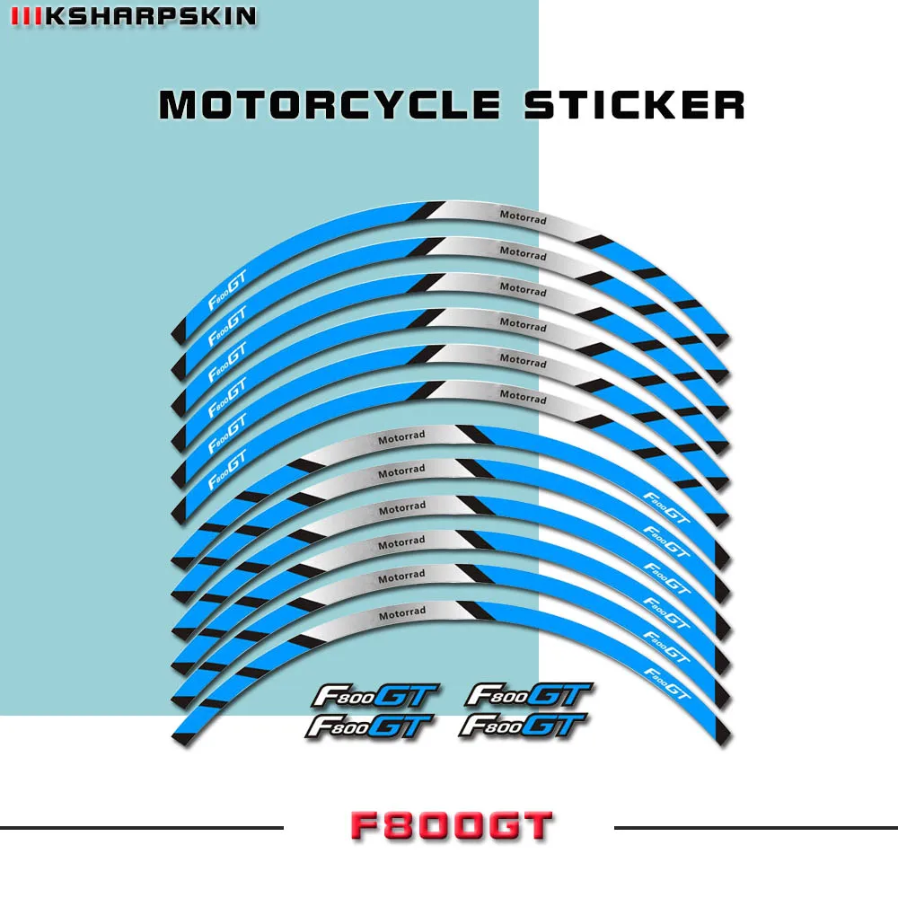 

Reflective and waterproof high-quality stickers for motorcycle inner rims are suitable for BMW F800GT