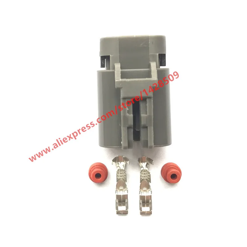 1 Set 7122-1824-40 Fan Socket For Car Automotive Connector 2 Pin Auto Plug With Terminals And Seals