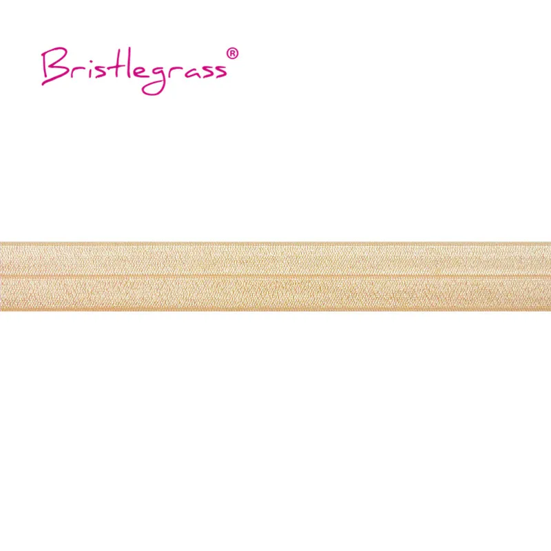 BRISTLEGRASS Großhandel 50 Yard 1 Zoll 25mm Glänzendes FOE Faltbares Elastisches Spandex-Satinband für Stirnbänder, Haarbänder, Kleider und DIY-Näharbeiten – Detail 27