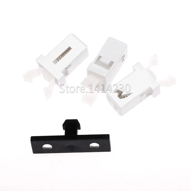 PR-001 White Small Door Lock Switch Lock For MS Air Conditioner Set Top Box TV EVD DVD Door Cover Male and Female