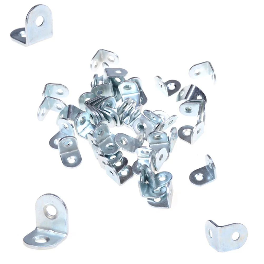 20x20x15mm di Supporto Mensola Staffe Angolari Angolo Bretelle Per Mobili Accessori In Argento del Commercio All'ingrosso 50pcs