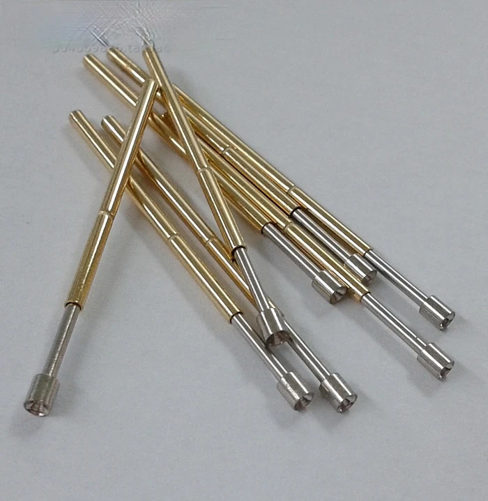 100Pcs 33.3MM Long Probe P100-A2 Test Needle 1.5MM Cup-head Concave Socket-shaped Spring Probe