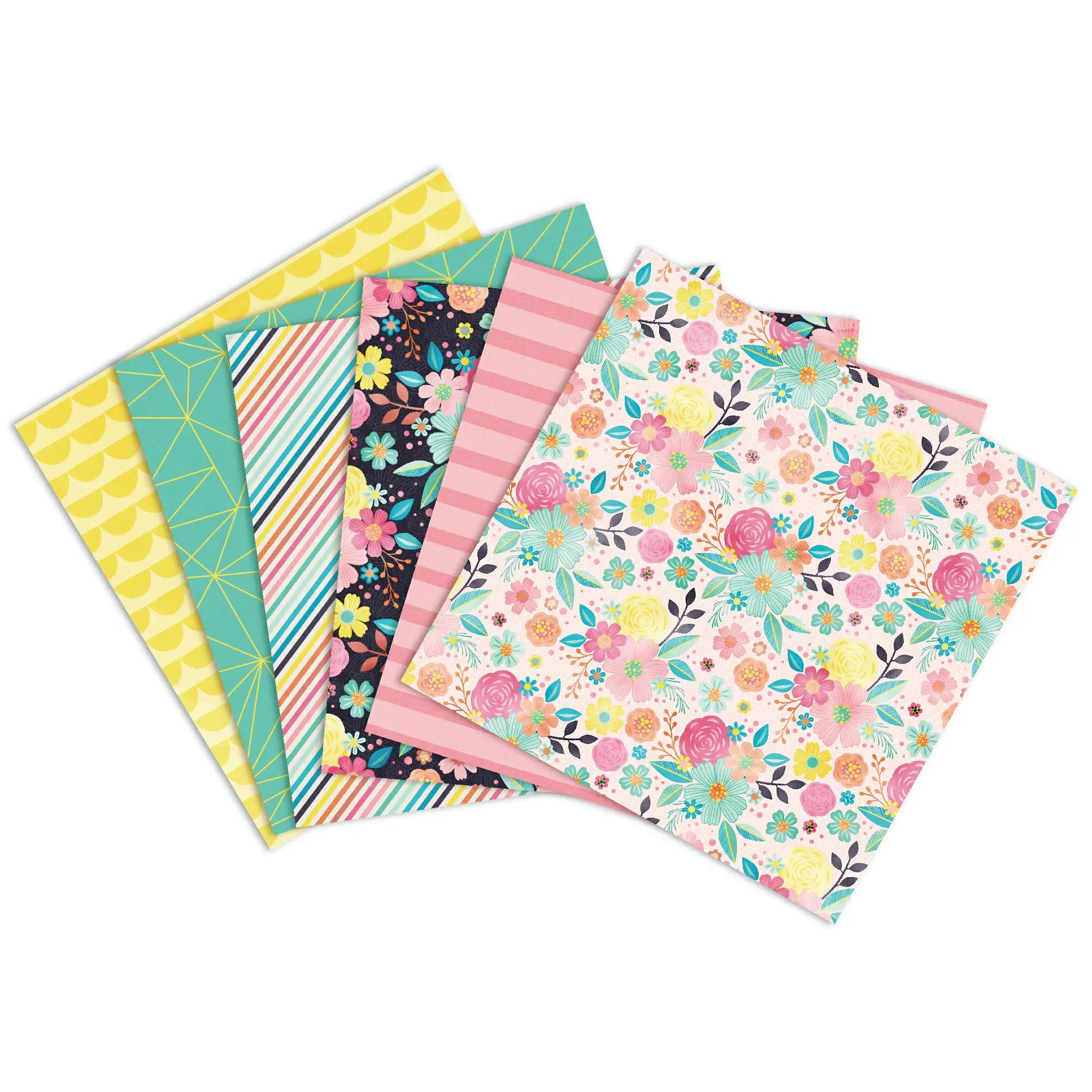 Sweet like candy Scrapbooking paper pack of 24 sheets handmade craft paper craft Background pad 916