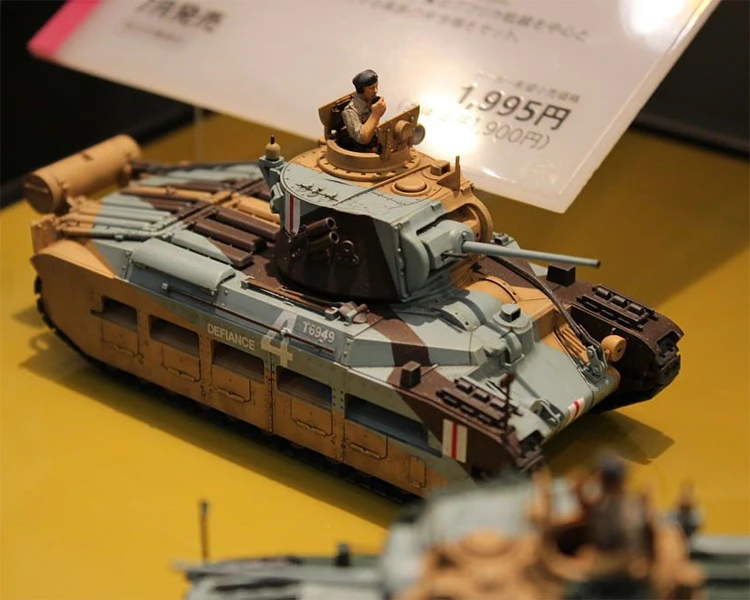 ชุดประกอบโมเดลรถถังทหารอังกฤษ Tamiya 32572 ขนาด 1/48 รุ่น Mark IIA Matilda MK.III/IV ของเล่นสะสมสำหรับผู้ที่ชื่นชอบงานทหาร ทำจากพลาสติก ประกอบเอง เป็นของขวัญ