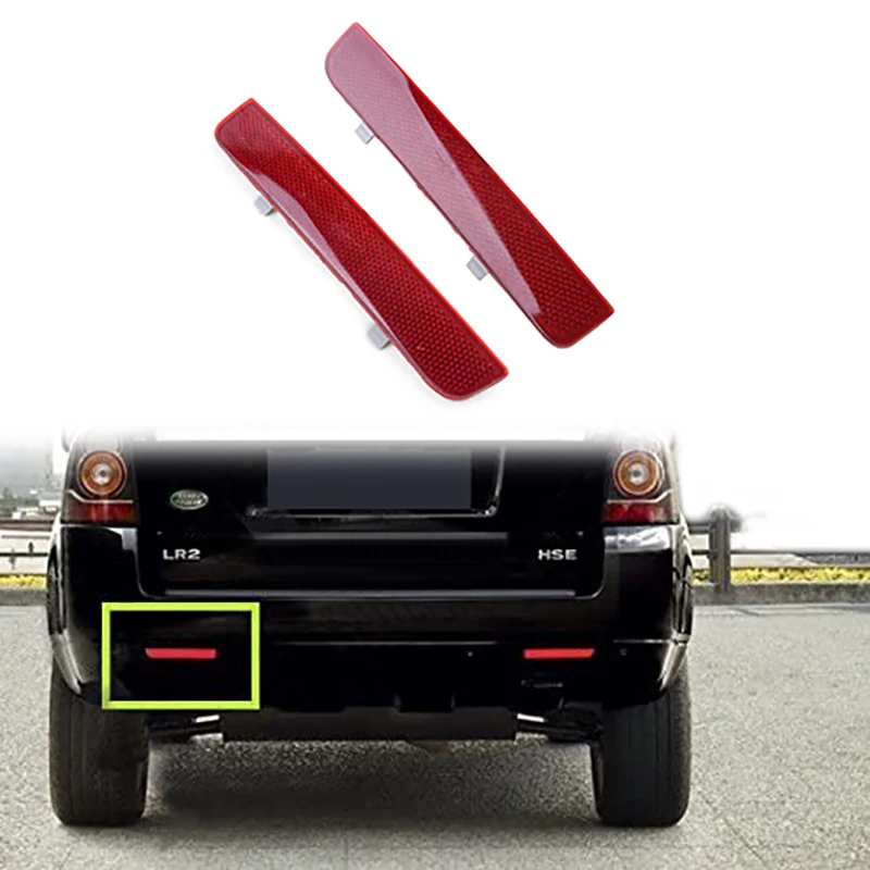 1 Pair Rear Bumper Red Reflector for Land Rover Range Rover L322 Freelander Part Number: LR006349 LR006348