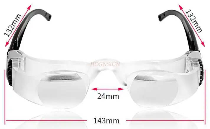 معدات مكبرة عدسة مكبرة ترتدي 300 درجة كبار السن الحول طول النظر الشيخوخي رؤية طويلة النظر