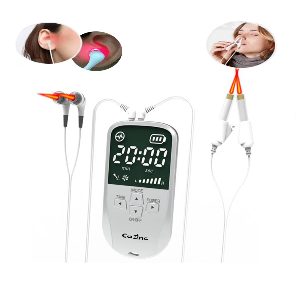 Acupuncture Laser Medical Device 650nm Low Level Laser Therapy Device Treatment Diabetes Hypertension Otitis Media Tinnitus