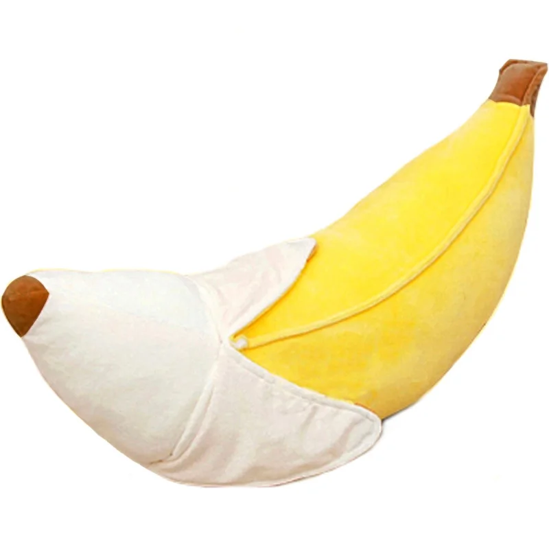 

Dorimytrader Soft Giant Yellow Banana Plush Pillow Stuffed Realistic Fruit Toy Cushion Gift for Children Sofa Decoration 100cm