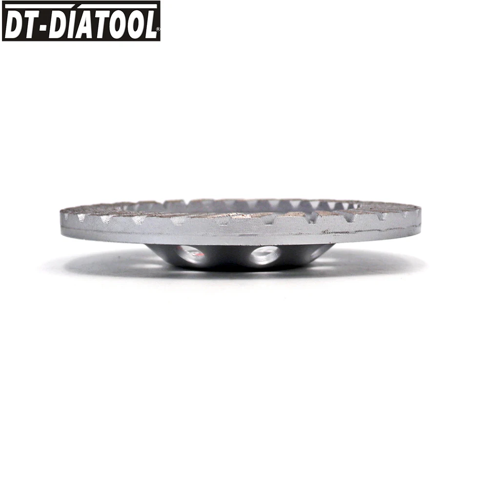 DT-DIATOOL Dia 100Mm/4Inch Diamond Gesegmenteerde Turbo Rij Cup Slijpschijf Schijven Voor Betonblok Harde Steen