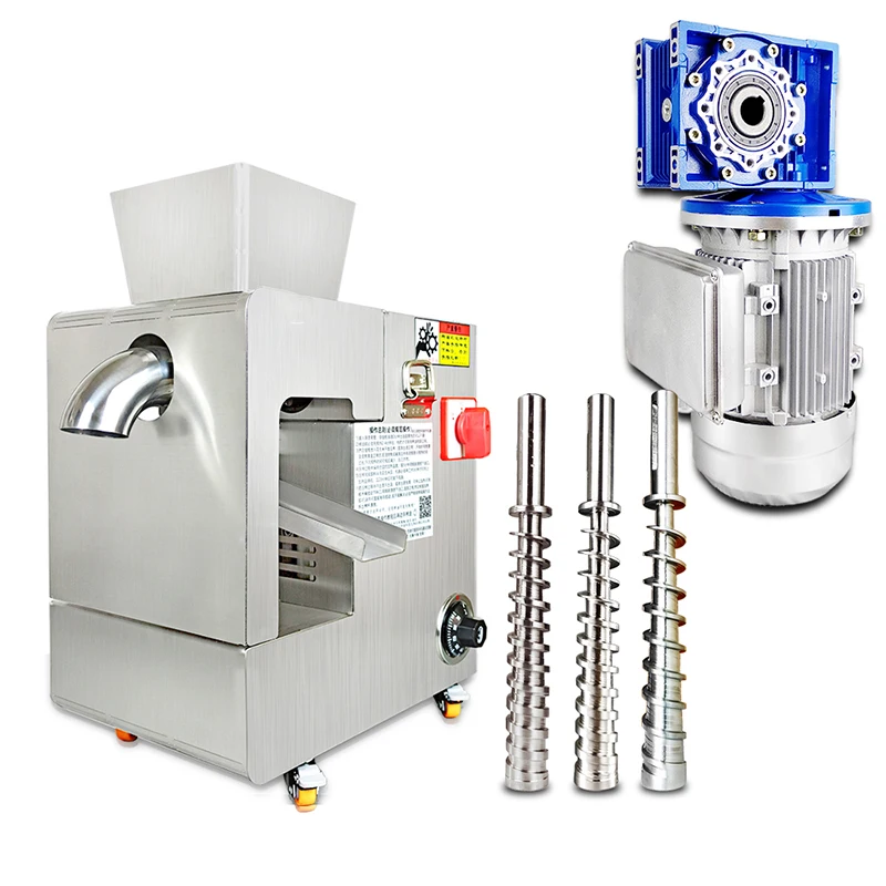 

Stainless Steel Automatic Intelligent Oil Press Machine Cold / Hot Press Peanuts Sesame FLaxseed 1500W Oil Extractor