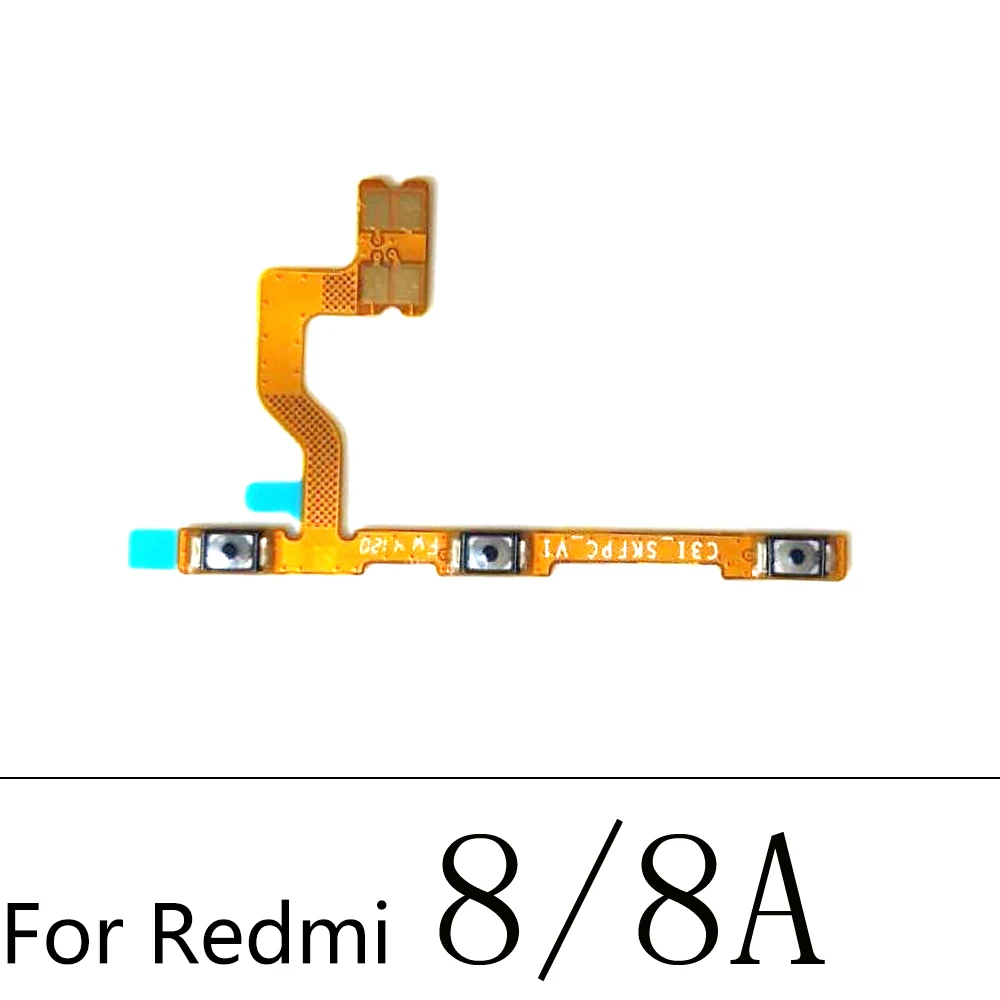 Tập Công Tắc Điện Trên Tắt Bên Phím Cáp Mềm Cho Xiaomi Redmi 7 9 4A 5A 6/6A 7A 8/8A 9A Redmi 5 Plus 4 Pro K30