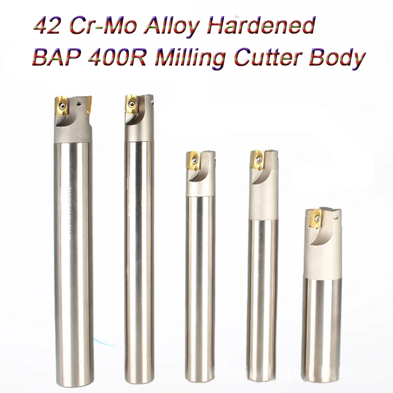 BAP400 R series CNC End Mill Arbor R0.8 Angle 90 Degree Cutting Tools Shoulder Milling Cutter Holder APMT1604