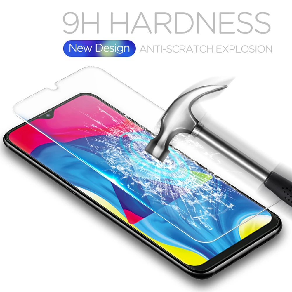 2Pcs tempered glass for Samsung Galaxy M10 M10S M20 M30 M30S M40 M11 M21 M31 M51 protective film phone screen protector glass