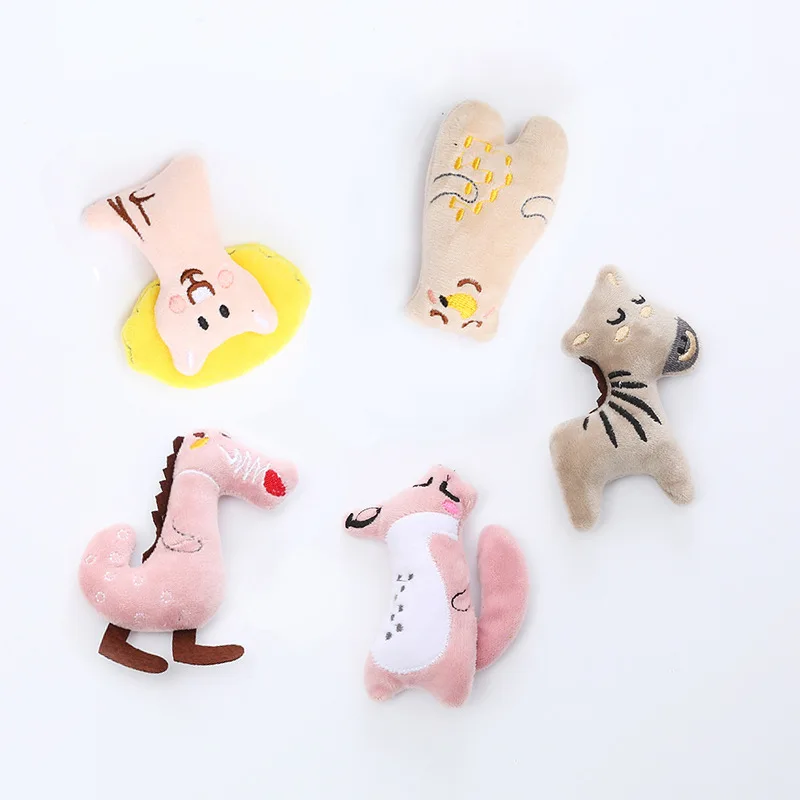 Cat Toys Pet Kitten Teeth Grinding Toys Catnip Animal Shape Puppet Toys Pet Interaction Cat Toy Claws Thumb Bite Pet Supplies