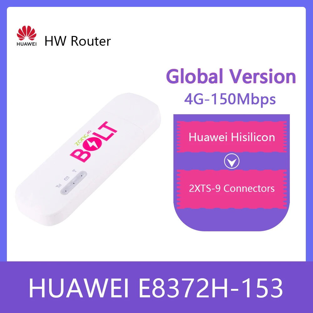 

Разблокированный Huawei E8372 E8372h-153 150 Мбит/с 4G Wi-Fi USB-модем LTE Wi-Fi Dongle Поддержка 10 пользователей Wi-Fi Черный Белый Цвет Бесплатная антенна