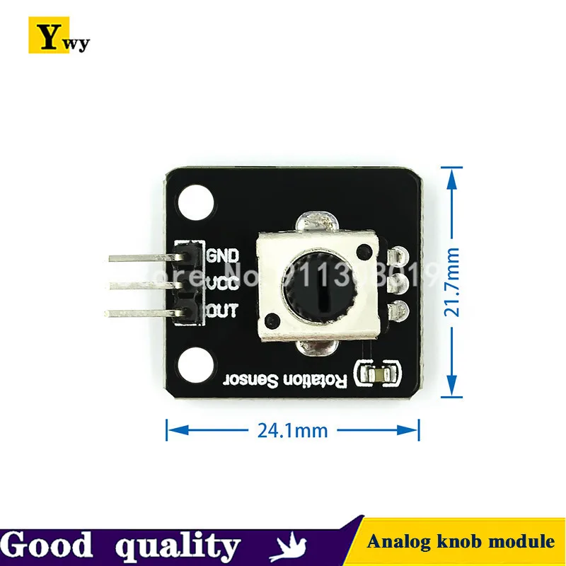 SUQ Rotary Potentiometer Analog Knob Module For Raspberry Pi Arduino Electronic Blocks RV09 Rotary encoder.