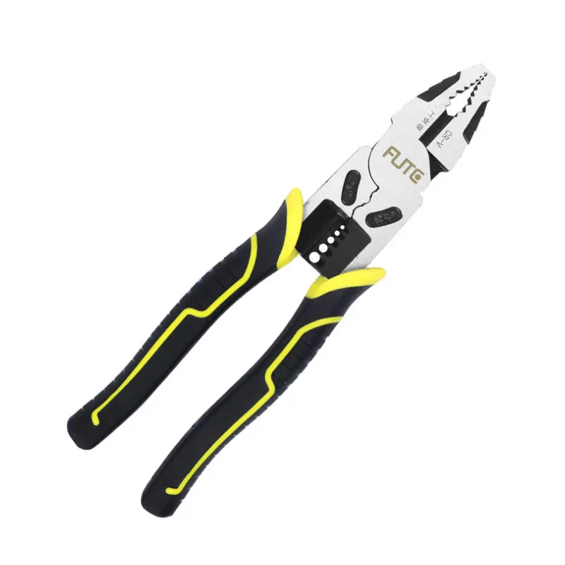 Imagem -02 - Multitool Eletricista Wire Cutter Alicate Longo do Nariz Cortar Garras Descascamento Crimping Ferramentas Manuais Cabo Eletricista 9