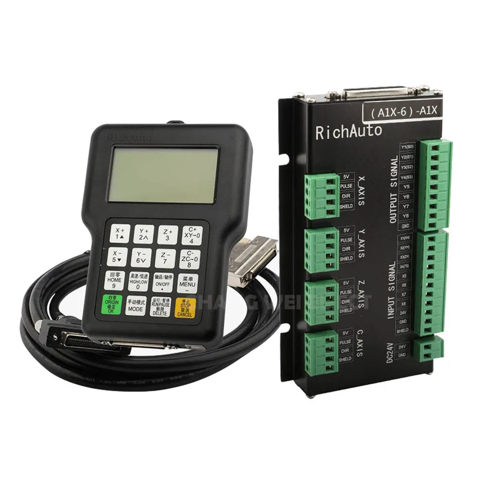 Controlador Cnc de Dsp4-axis de Beijing Ruizhi Tianhong, sistema de Control de movimiento de la máquina de grabado Richauto Original, versión en inglés, A18