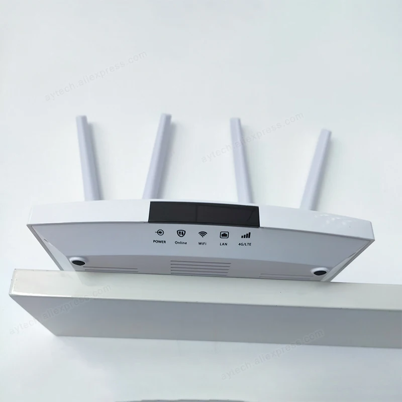 LC112 enrutador con tarjeta SIM, WiFi, 4G, CPE, punto de acceso, antena, 32 usuarios, RJ45, WAN, LAN, LTE, módem dongle 4G