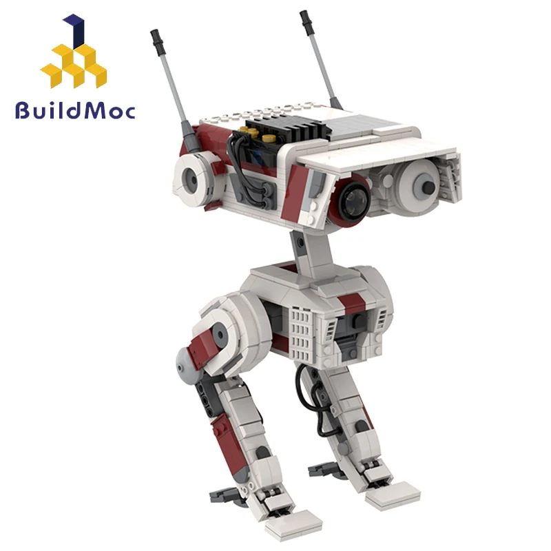 Buildmoc Technical Robots Game Star Movie Fallen Order BD-1 Intelligent Robot Building Blocks Collection Toys For Children Gift