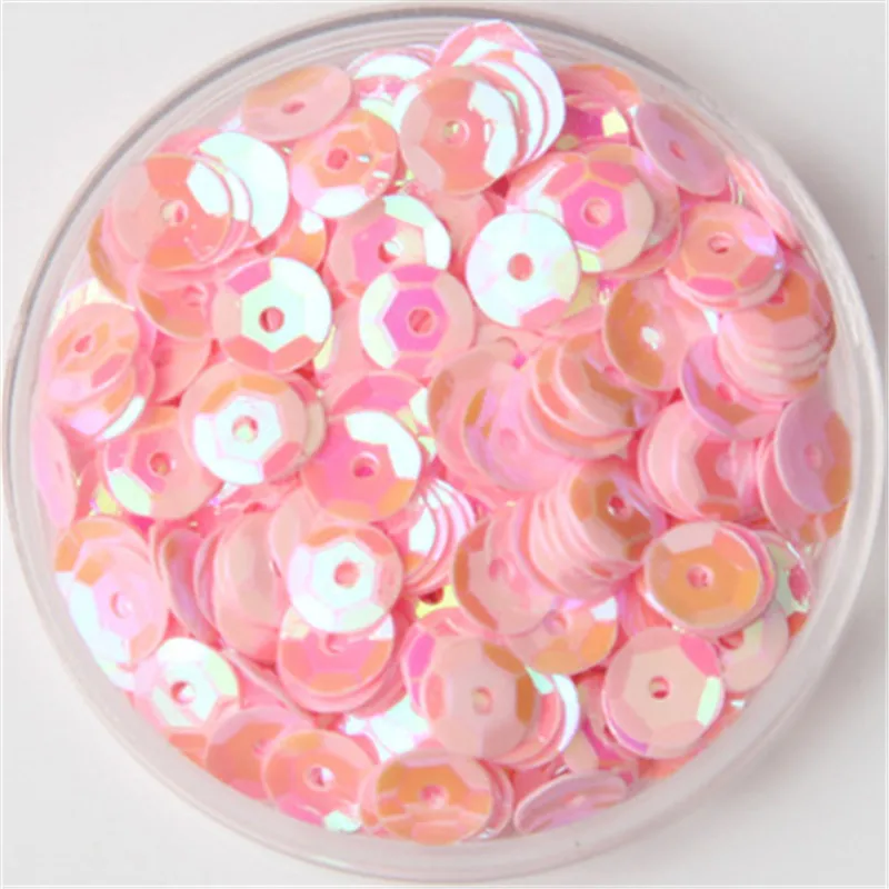 20g/Lot Multi Size 4mm/5mm/6mm Sequin PVC Round Cup Sequins Paillettes Sewing Wedding Crafts, Women Garments Accessories