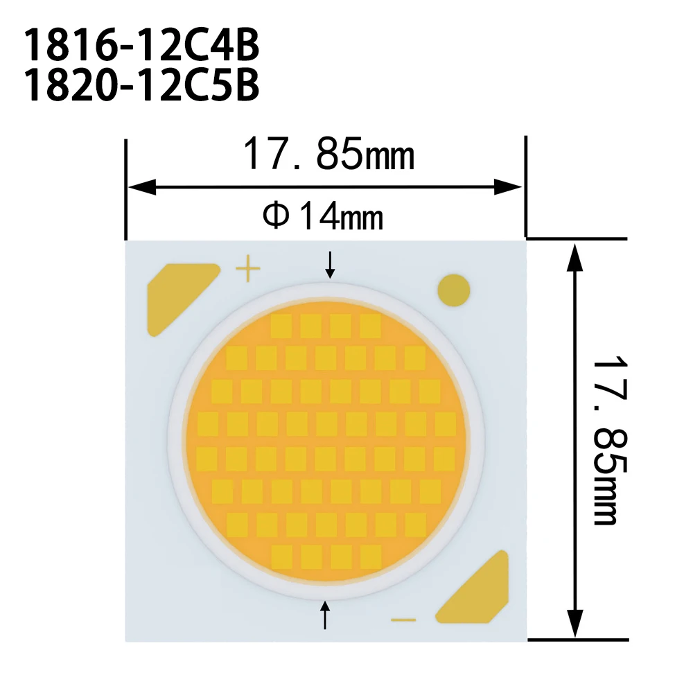 10 pz/lotto Chip LED Ad Alta Luminosità 1304 1507 1512 1820 1816 COB Perline Lampada A LED 3W 5W 7W 10W 12W 32W CRI 92-95 Per Downlight