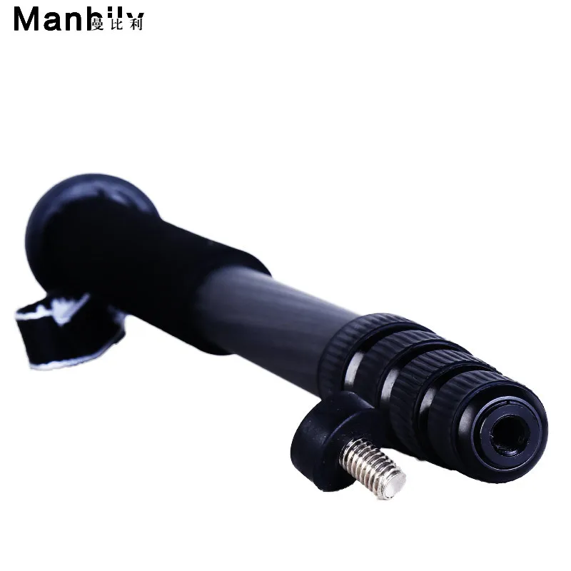 Monopod z włókna węglowego przenośny Standard dla podróżujących Gitzo Manfrotto Benro Sirui DSLR Monopod dla kamera wideo Youtube — zdjęcie 4