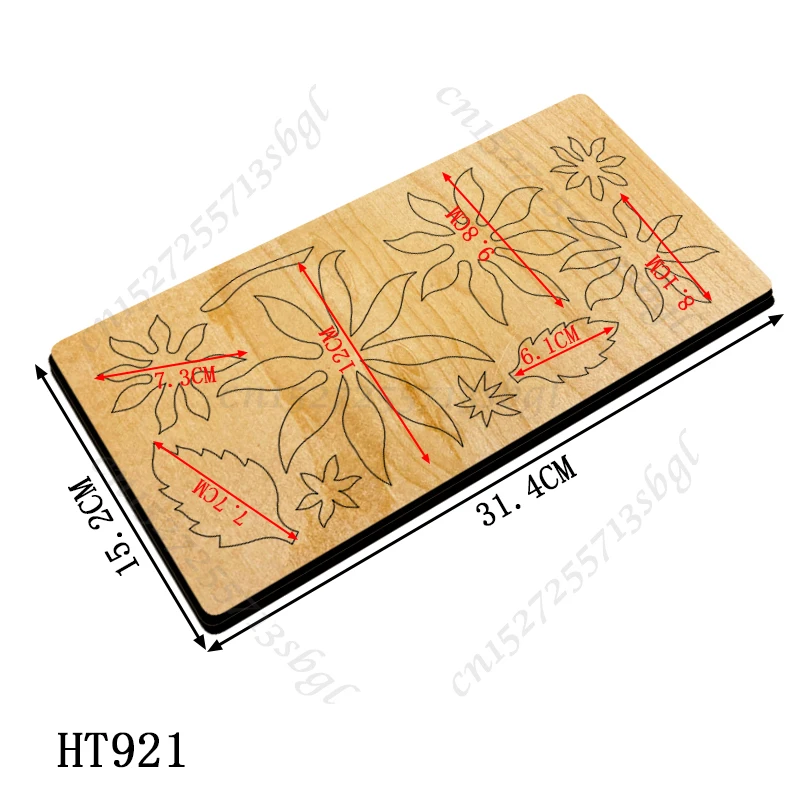 Flower Cutting dies - New Die Cutting And Wooden Mold,HT921 Suitable For Common Die Cutting Machines On The Market.