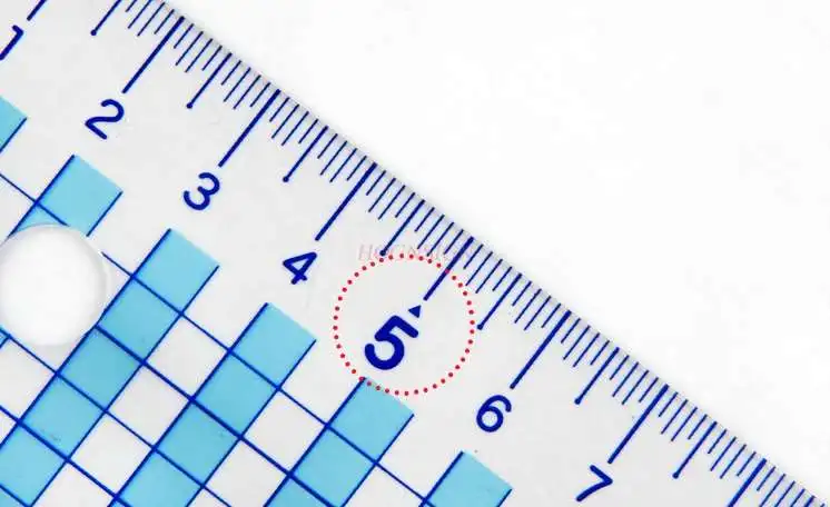 Teste do estudante não é fácil de quebrar a Régua, Triângulo Plate, transferidor, 4Pcs Set