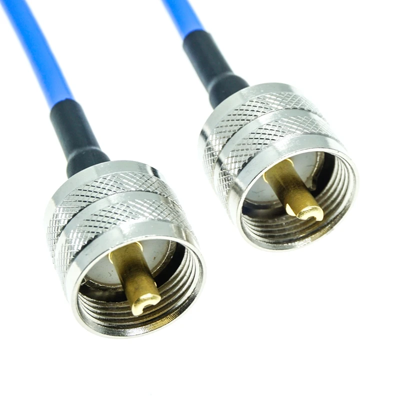 UHF male to UHF male PL259 connector RG402 RG-402 Semi Flexible Coaxial Cable  RG405 .086