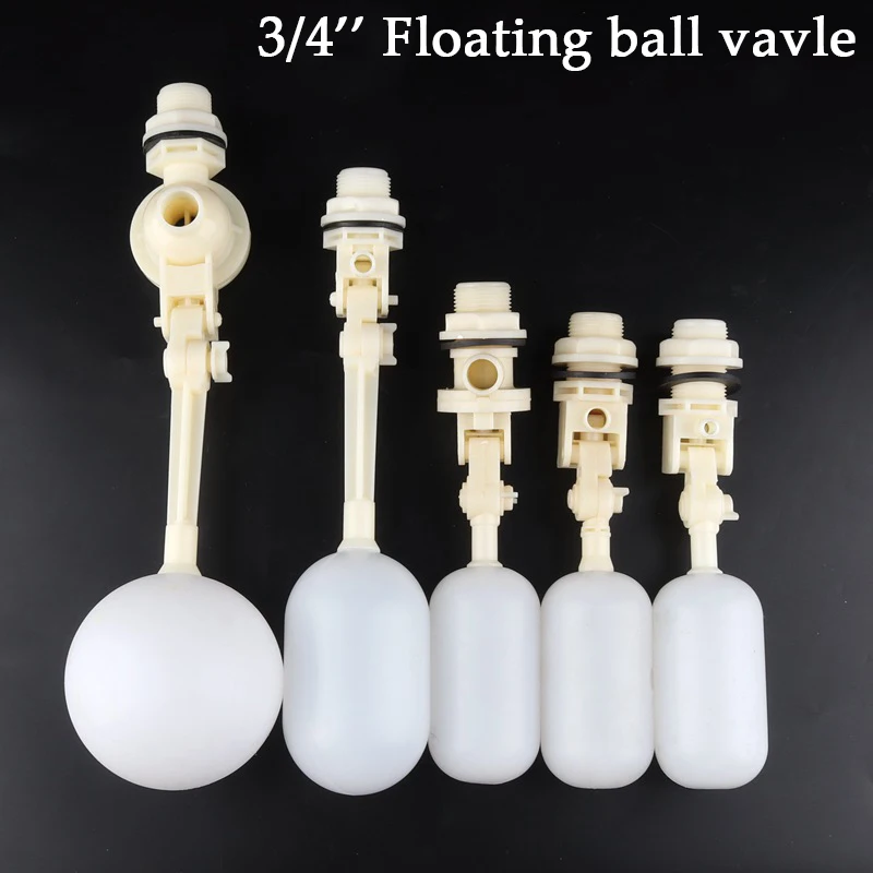 

3/4‘’ Male Thread Float Ball Valve Automatic Shut Off Feed Humidifier Water Control Switch Aquarium Reverse Osmosis System Parts