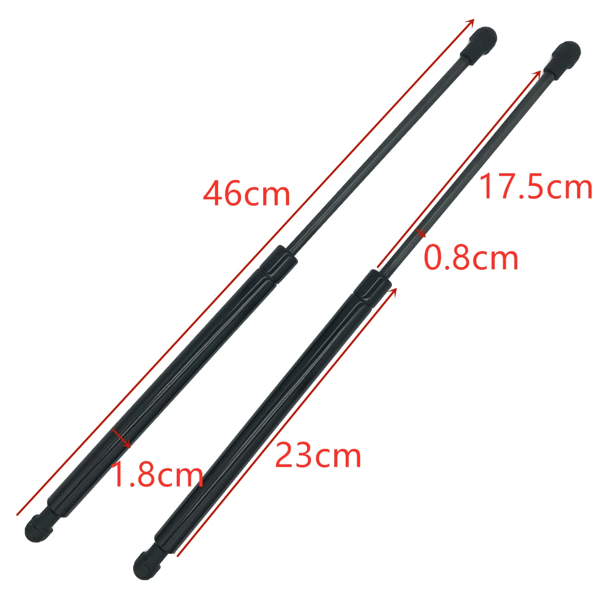 2 Vérins De Coffre Compatibles Smart Fortwo 2 (451) 2007-2014 - Hayon 4519880004 Force 95N