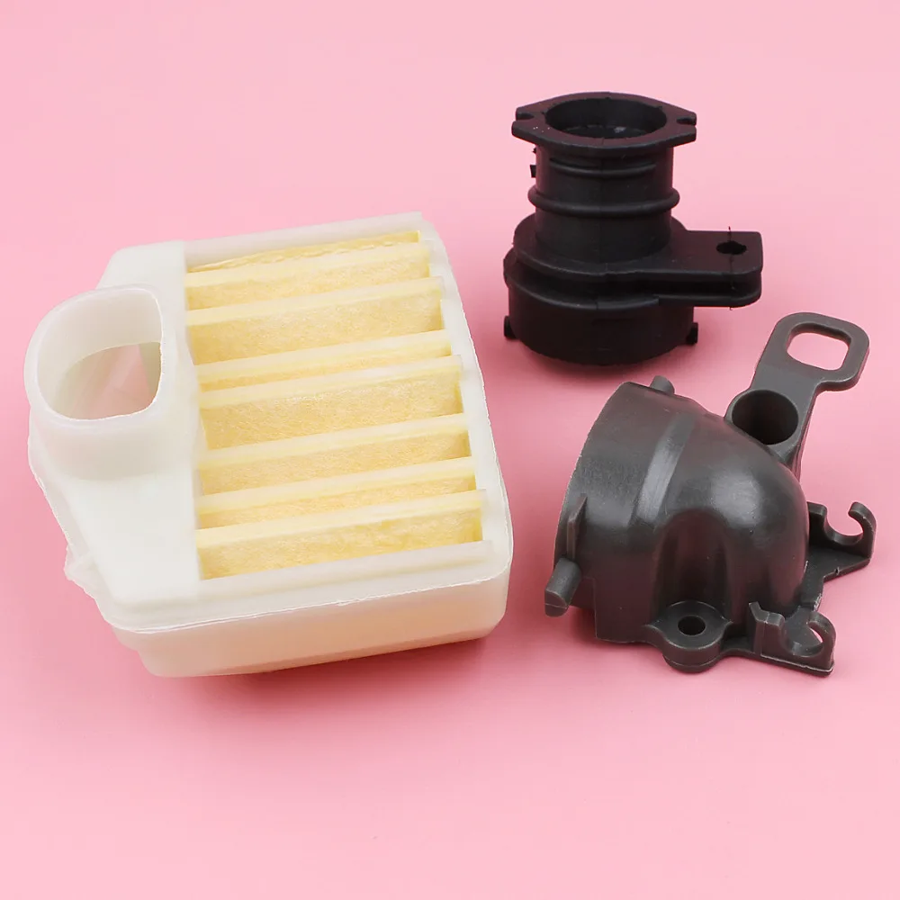 Adephol filtro dell'aria Cleaner collettore di aspirazione Base di montaggio a gomito per Husqvarna 372 371 365 362 ricambio per motosega sostituire la parte dello strumento