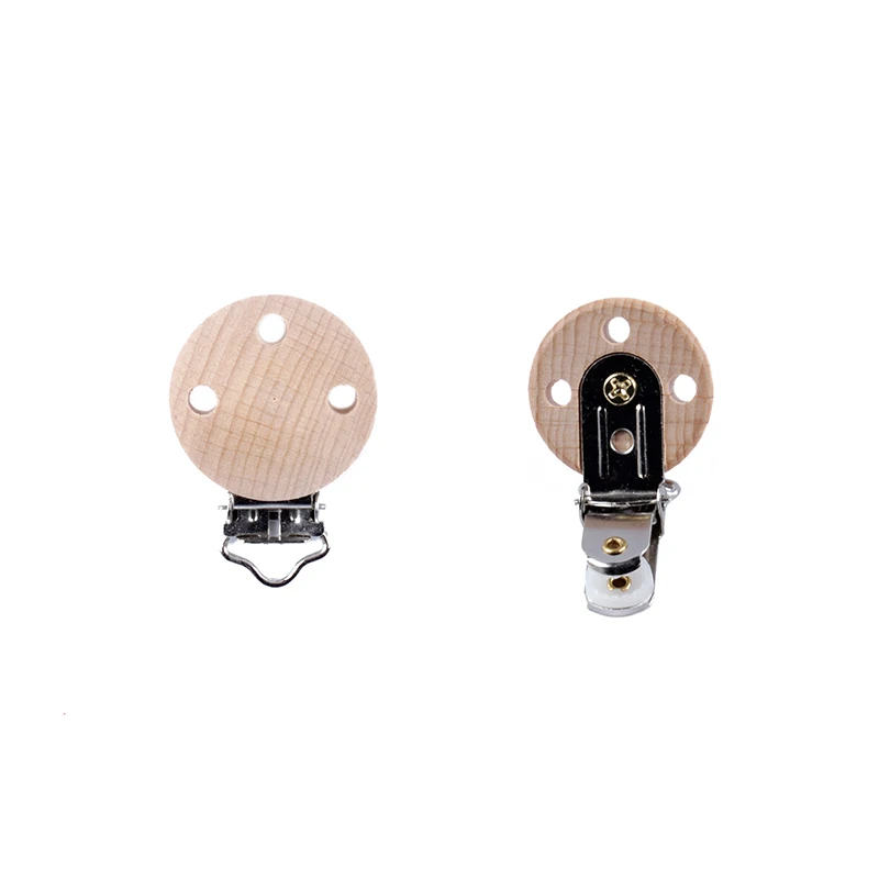 20 Stuks Beuken Fopspeen Clips Kauwtabletten Tandjes Houten Fopspeen Clip Dummy Clip Kettingen Voor Baby Bijtring Verpleging Accessoires
