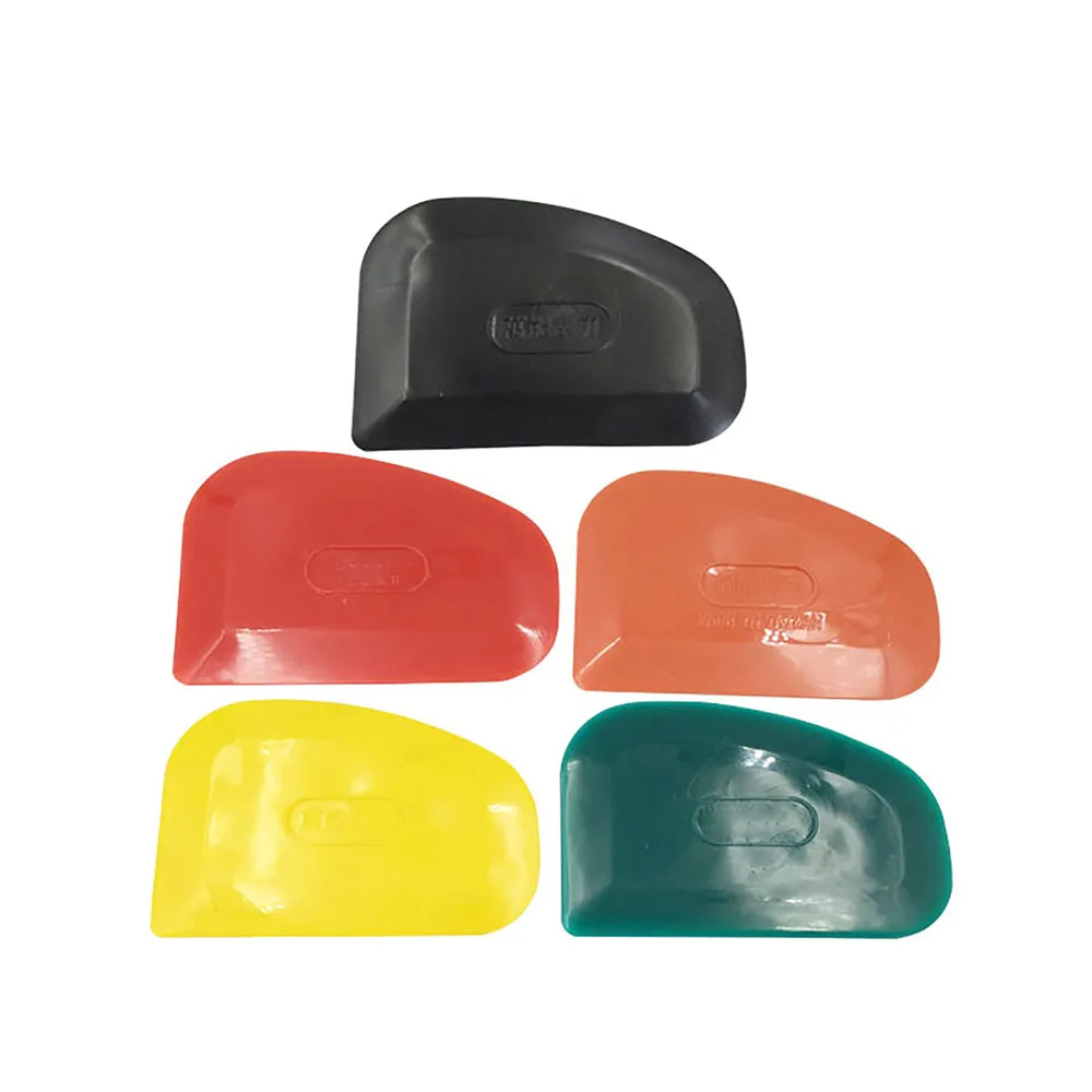 

5PCSCar Putty Rubber Scraper Oval Advertising Film Spreader Squeegee Smoothing Painting Tool