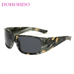 DOHOHDO Polarized Sunglasses Camo Fashion Men Sun Glasses Sport Camouflage Brand Designer Retro De Sol Sunglasses For Men Women