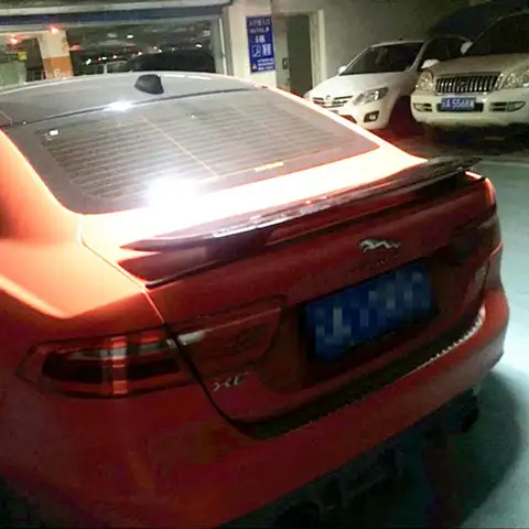 Jaguar XF 2012 2013 2014 2015 ABS 프라이머 리어 스포일러 자동차 트렁크 립 자동 부츠 윙 스포일러