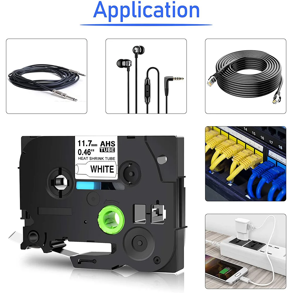 Kompatybilna taśma rurka termokurczliwa Brother HSe-231 HSe-211 HSe-221 HSe-631 dla PT-E550W P-touch E300 E500 P750WVP P900 P950W 7600