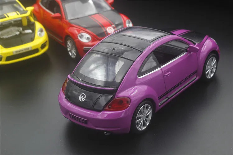 For Volkswagen Beetle 1:32 Cars Model Children Simulation Diecast Alloy Toy Metal Cars with Light and Sound Birthday Gift To Boy