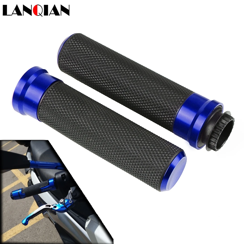 Motorcycle Accessory Poignee Moto Aluminum Hand Grip Aluminum Plastic For yamaha virago 535 fzs 600 honda x4 ltz 400 cbr650f