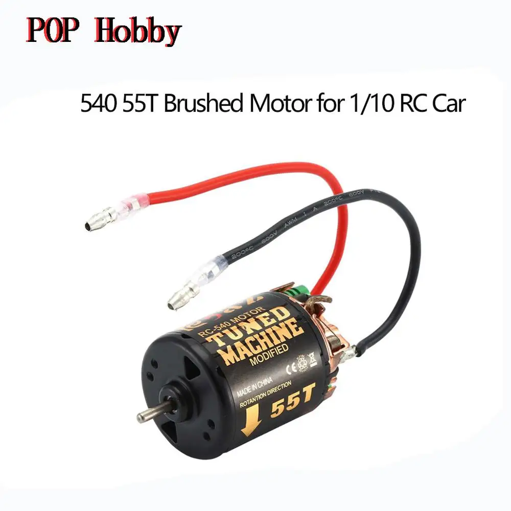 Ysido 540 Combo Geborsteld Motor 55T 45T 35T 60a Esc Voor 1/10 Off-Road Rock Crawler Klimmen Rc Auto Traxxas Trx4 Axiale Scx10