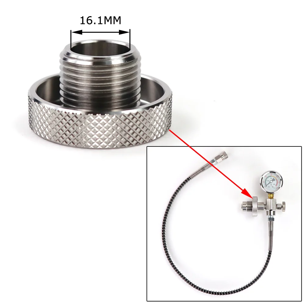 Adaptador de carga DIN G5/8 y repuestos para cilindros de buceo - imagen 2