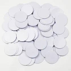 100pcs/Lot 13.56Mhz NFC Tags 1K S50 F08 ISO14443A Smart NFC Coin Card Dia 25mm/30mm