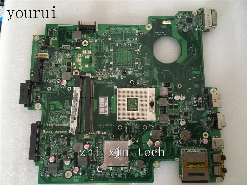 

yourui For Acer aspire 8572 8572T 8572G laptop motherboard MBTW606001 DA0ZR9MB8D0 DDR3 fully test work